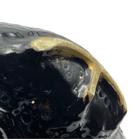 The Original California Pottery Vintage Divided Serving Tray With Brass Handle - Picture 8 of 13